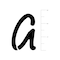 2.5&#x22; Round Script Alphabet Stencils by Craft Smart&#xAE;
